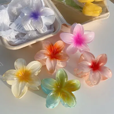 Flower Shape Hair Claw Clips (1 pc)